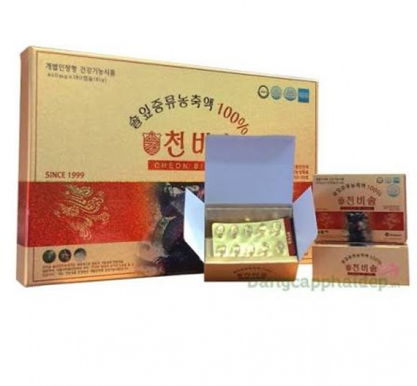 Tinh Dầu Thông Đỏ Cheon Bi Sol Hàn Quốc 180 Viên Chính Hãng – Hỗ Trợ Chăm Sóc Sức Khỏe Từ Thiên Nhiên